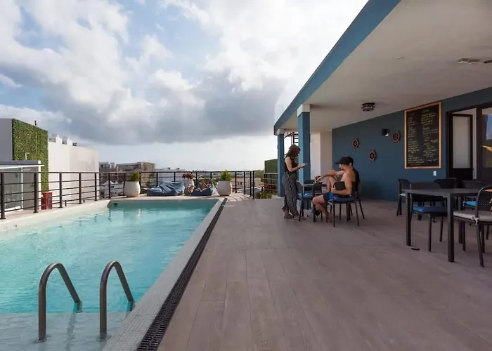 Beautiful With Kitchen Ac Gym Pool Ocean View From The Rooftop Holiday home Playa del Carmen